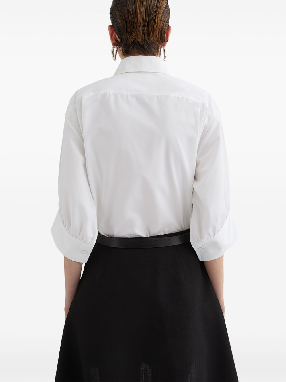 Ризи Jil Sander бели