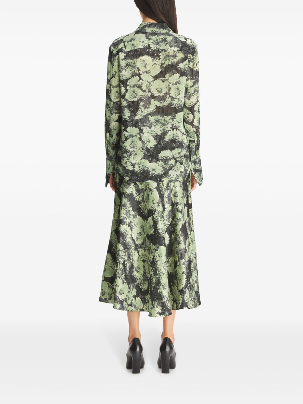 Ризи Tory Burch в зелено