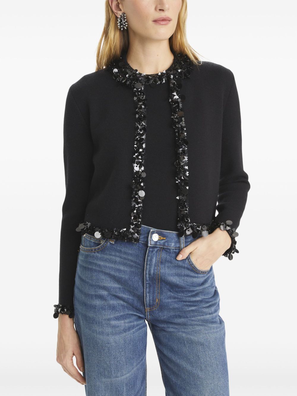 Пуловери Tory Burch черни