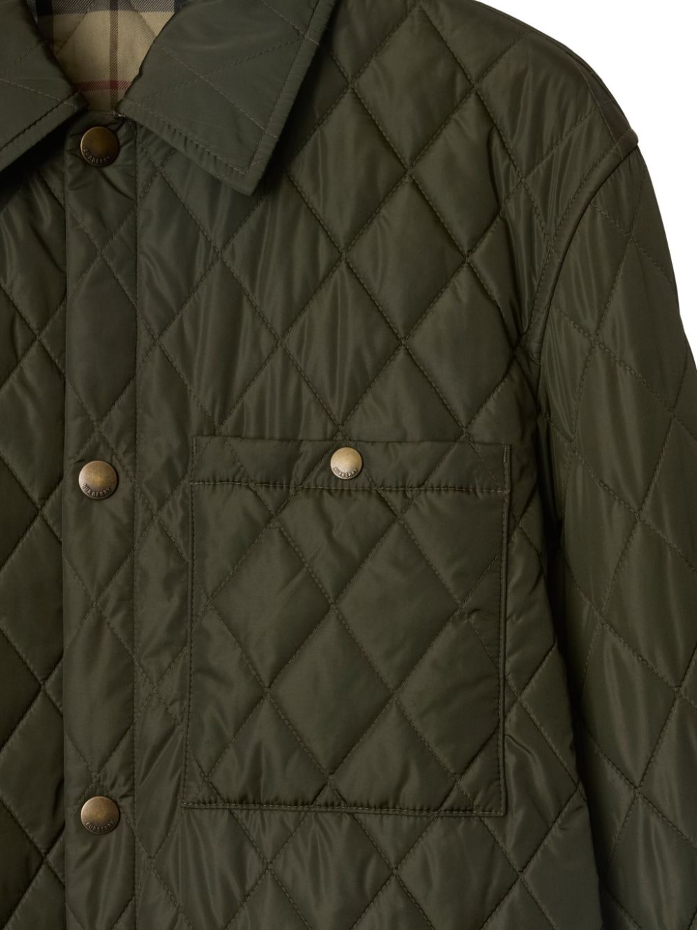 Ватирано яке с дизайн на Burberry