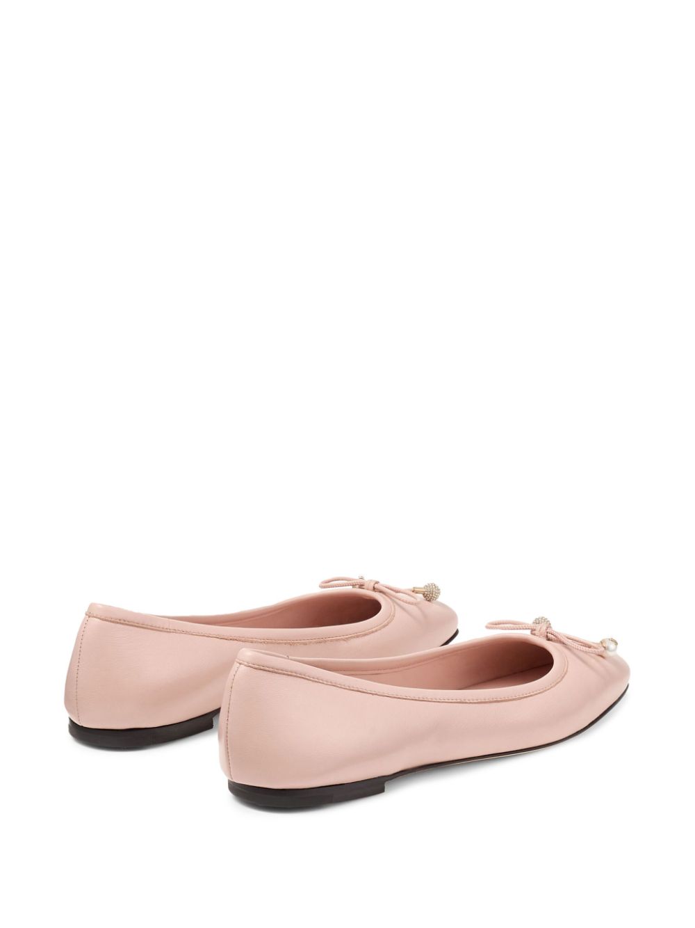 Jimmy Choo Elme плоски обувки с перлена украса