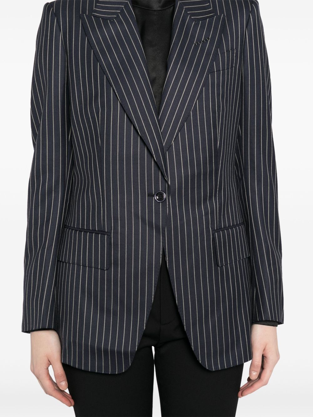Едноредно сако Tom Ford Pinstripe