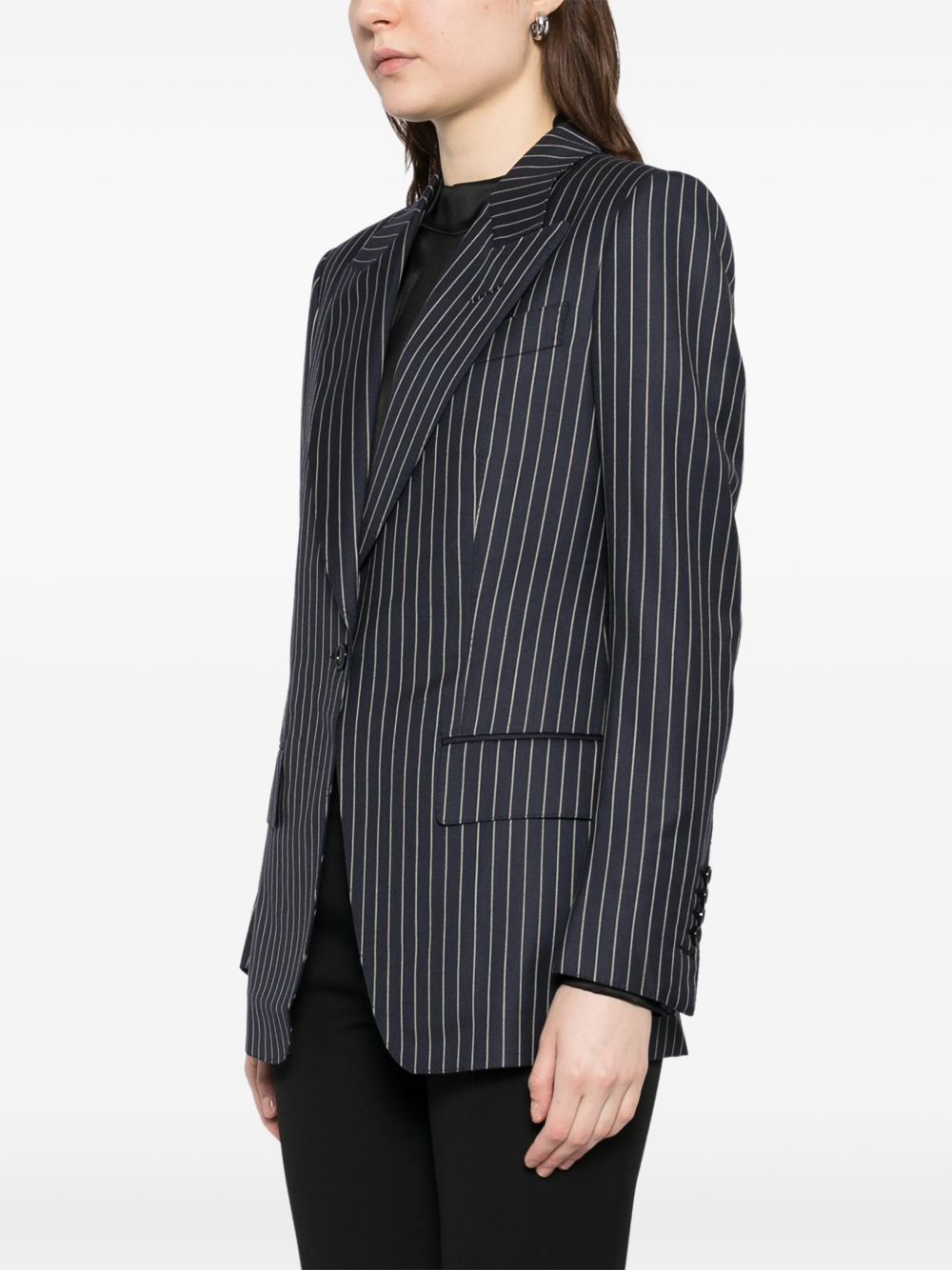 Едноредно сако Tom Ford Pinstripe