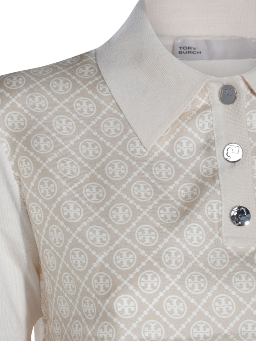 Копринена поло риза Tory Burch
