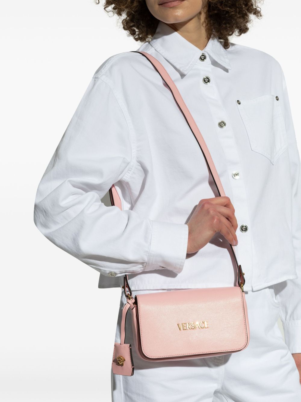 Мини чанта за рамо Versace Tag
