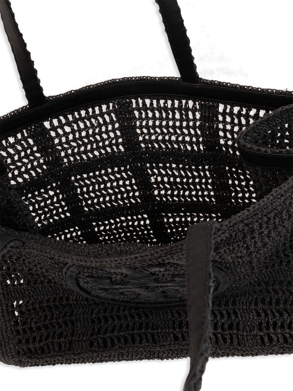 Голяма плетена чанта Tory Burch Ella