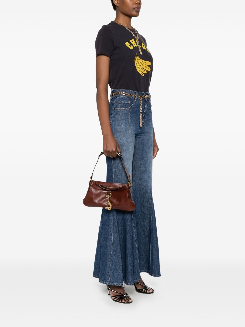 Чанта за рамо Chloè Chloé Kerala 25 от мека кожа