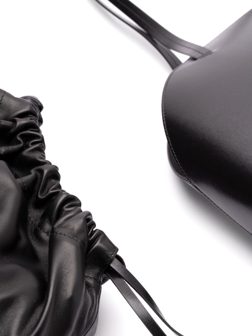 Кожена чанта Jil Sander