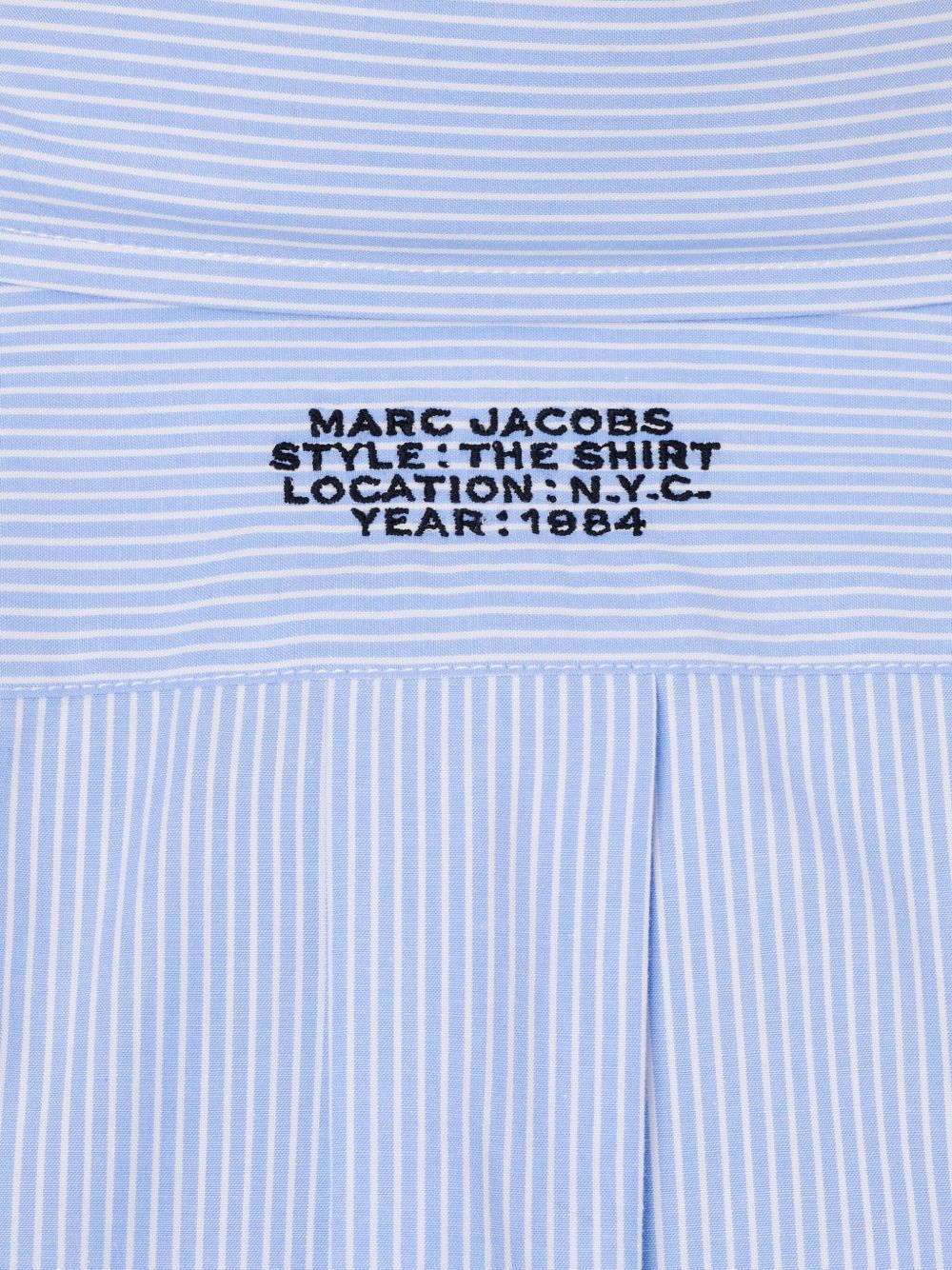 Ризи Marc Jacobs в прозрачно синьо