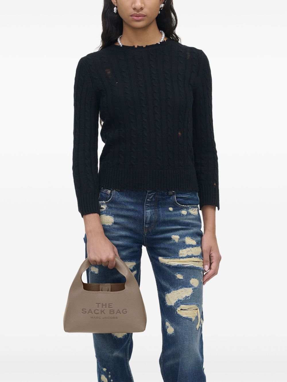 Кожена мини чанта Marc Jacobs