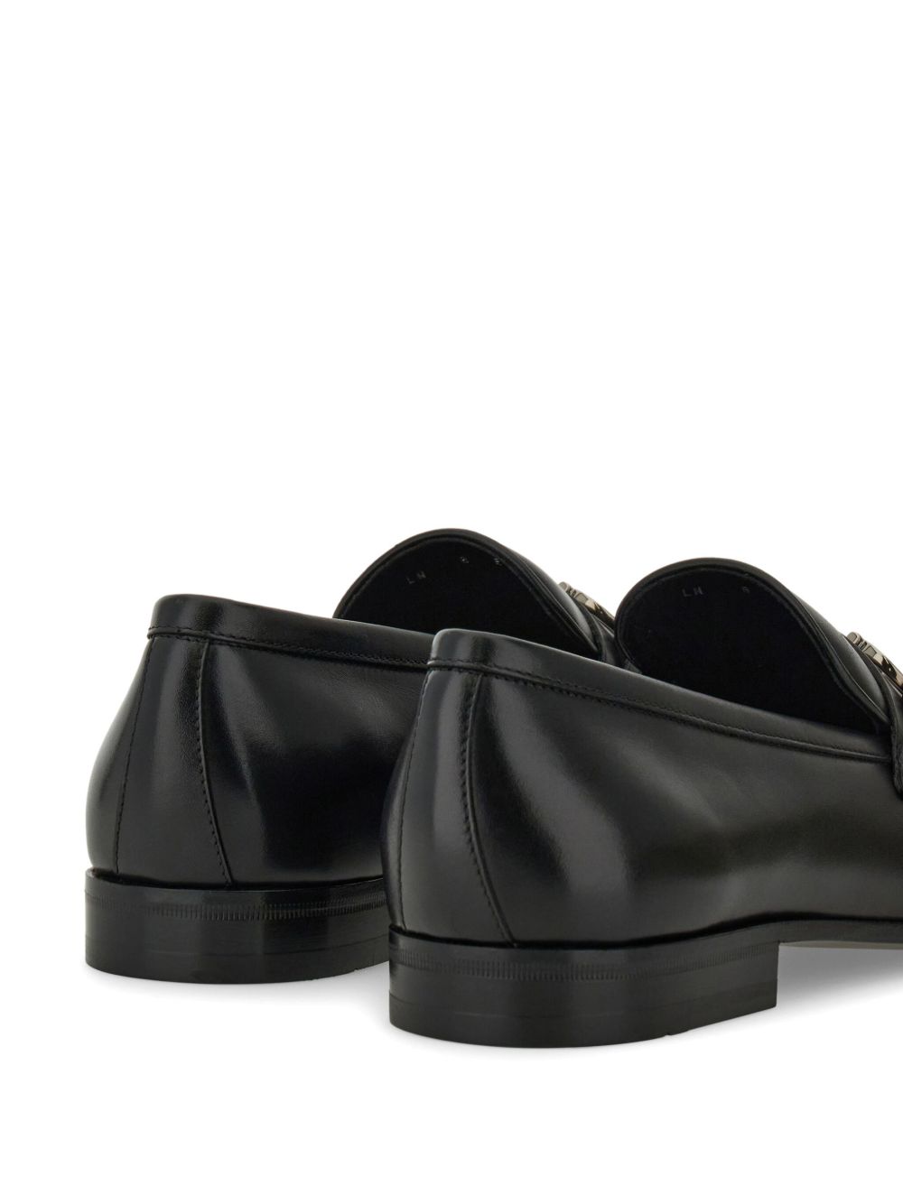 Ferragamo Gancini moccasins with applique