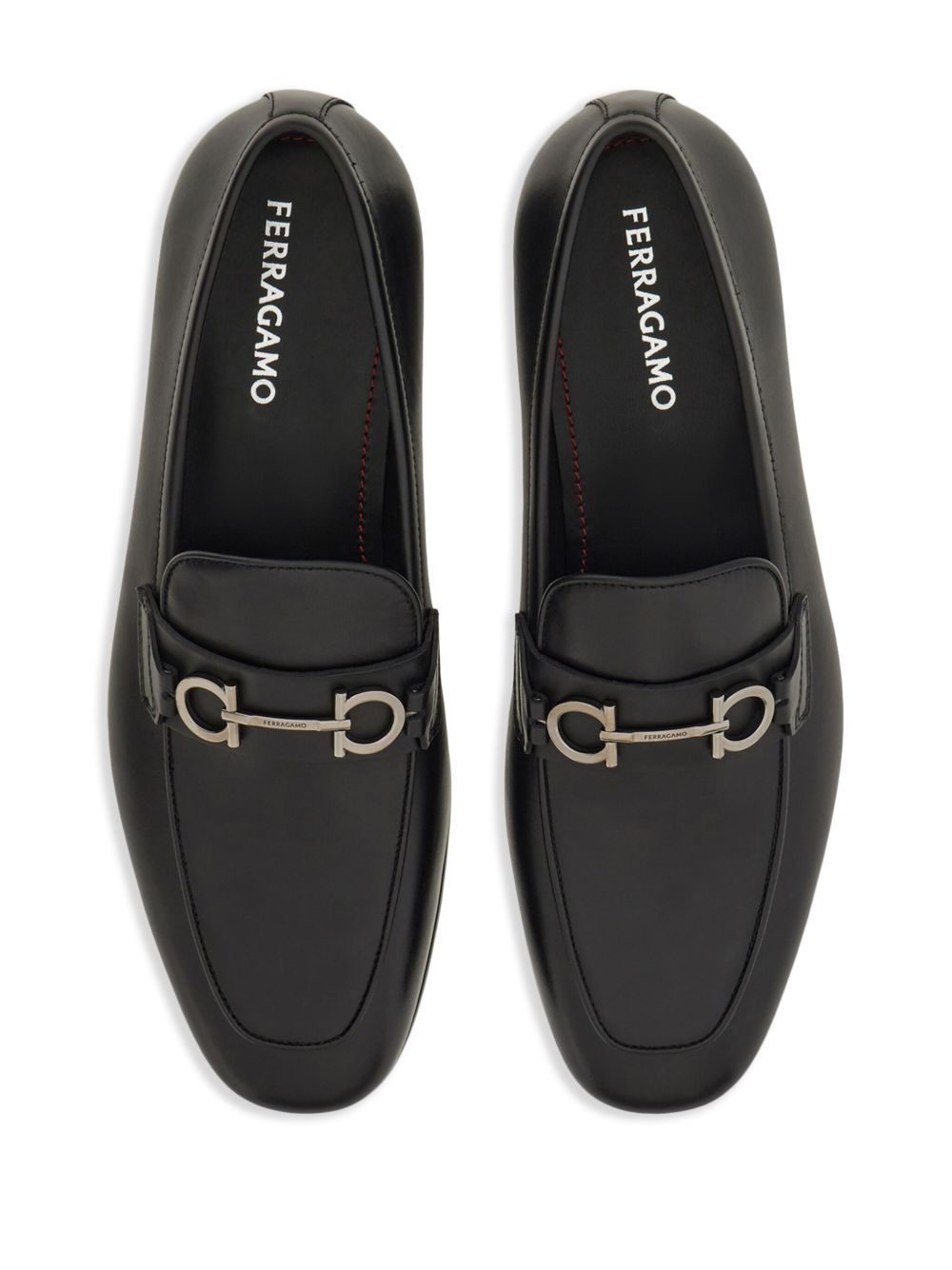 Ferragamo Gancini moccasins with applique