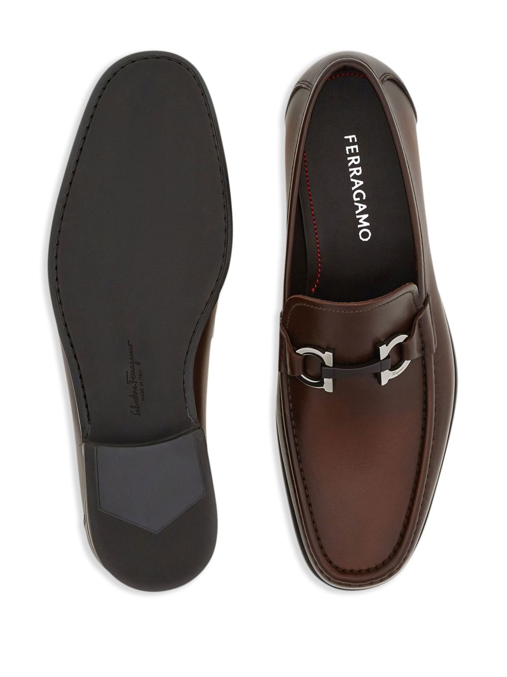 Мокасини Ferragamo Gancini с плака