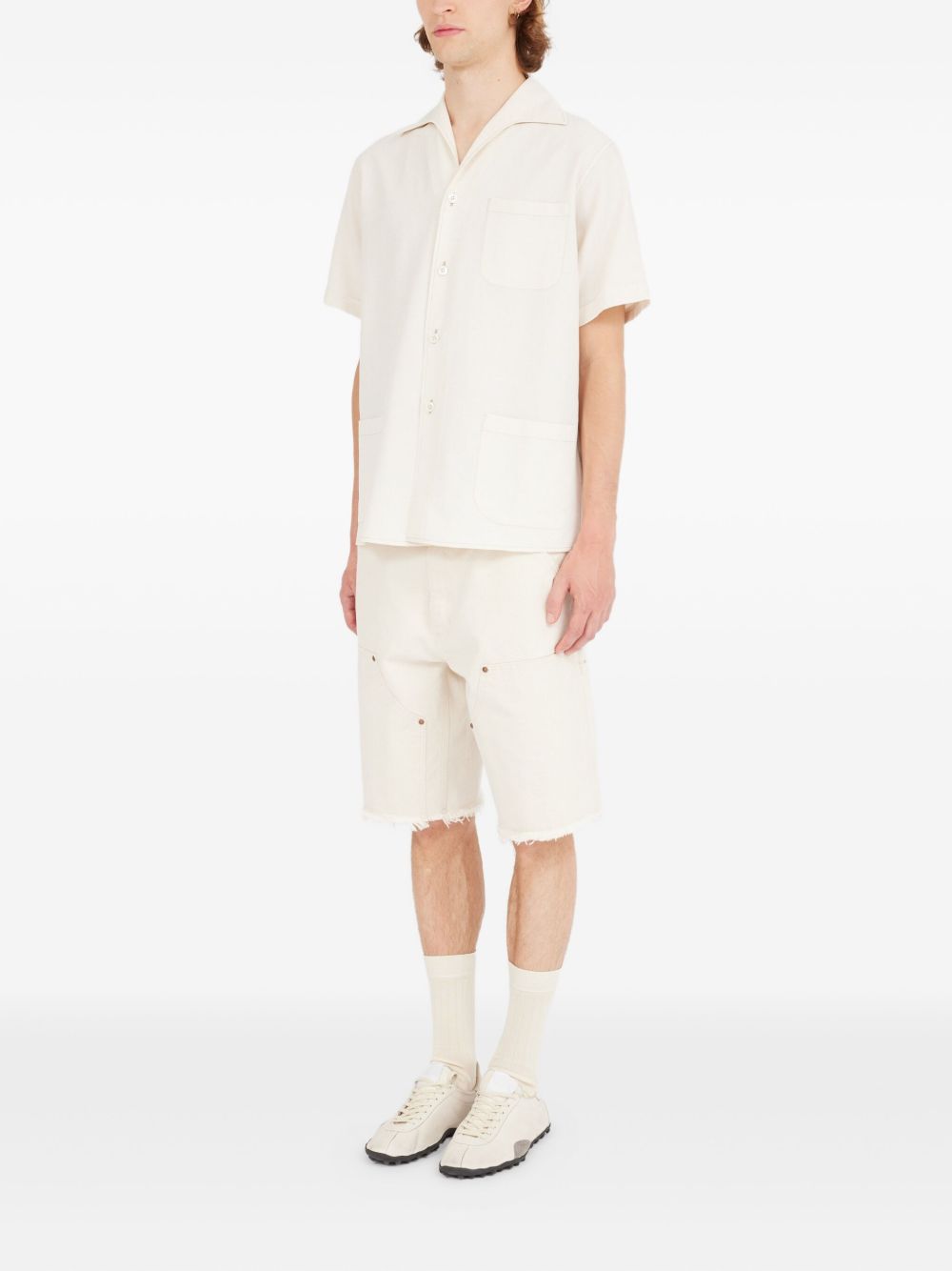 Ризи Maison Margiela бели
