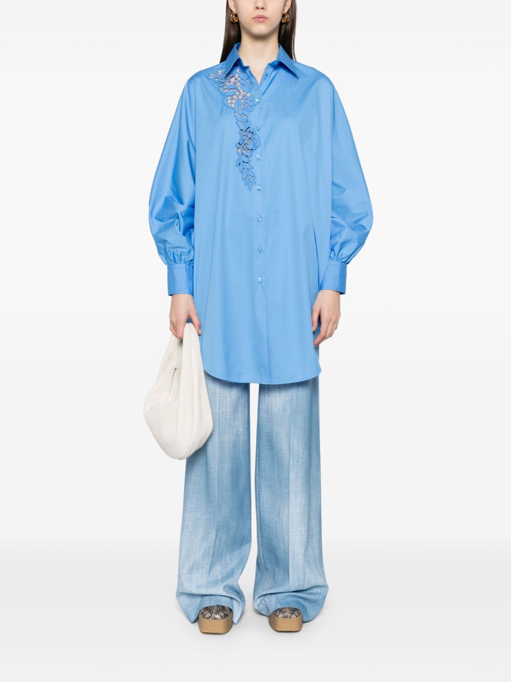 Ermanno Scervino Shirts Clear Blue