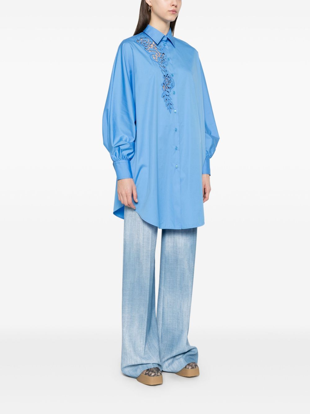 Ermanno Scervino Shirts Clear Blue