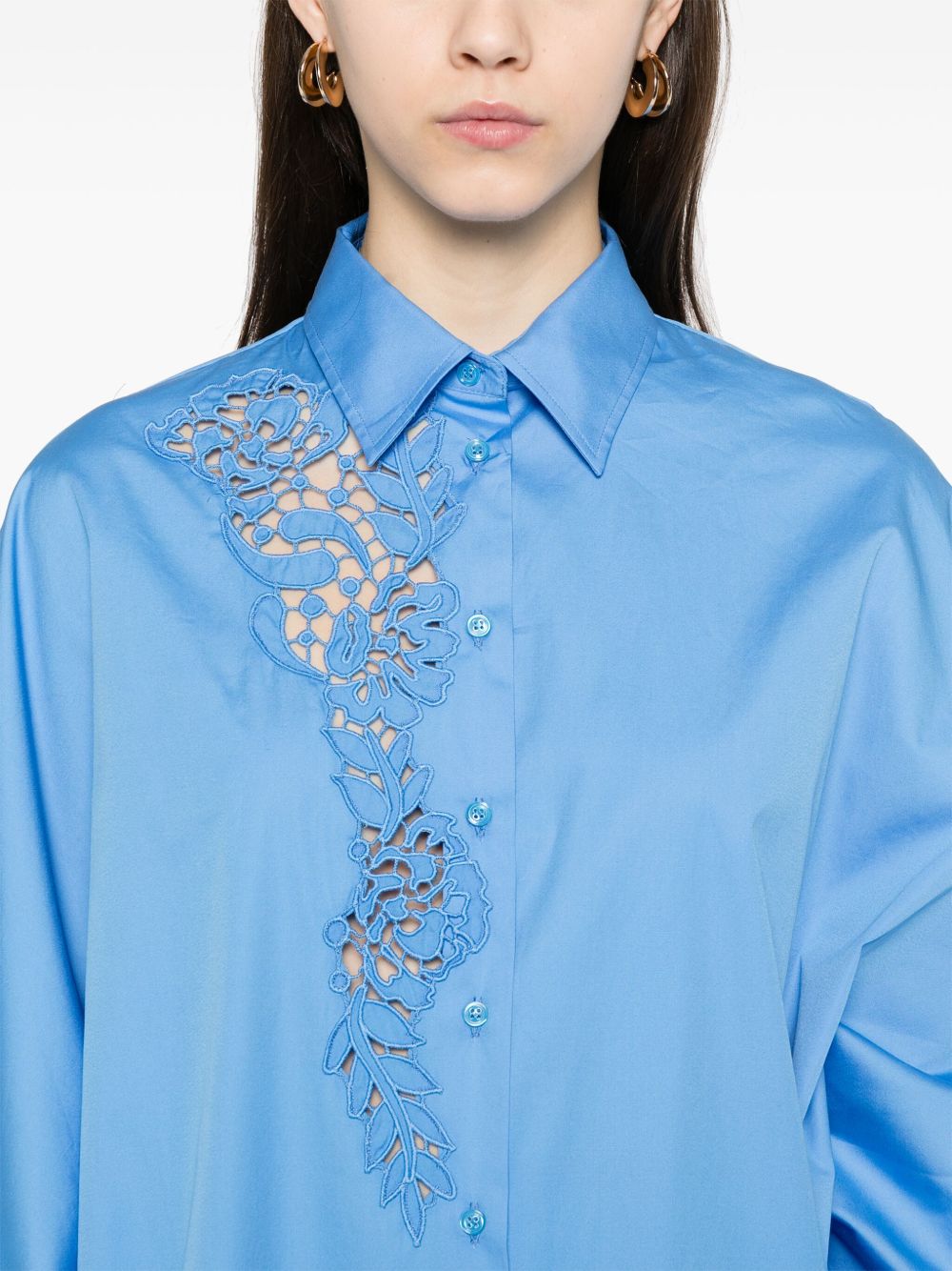 Ermanno Scervino Shirts Clear Blue