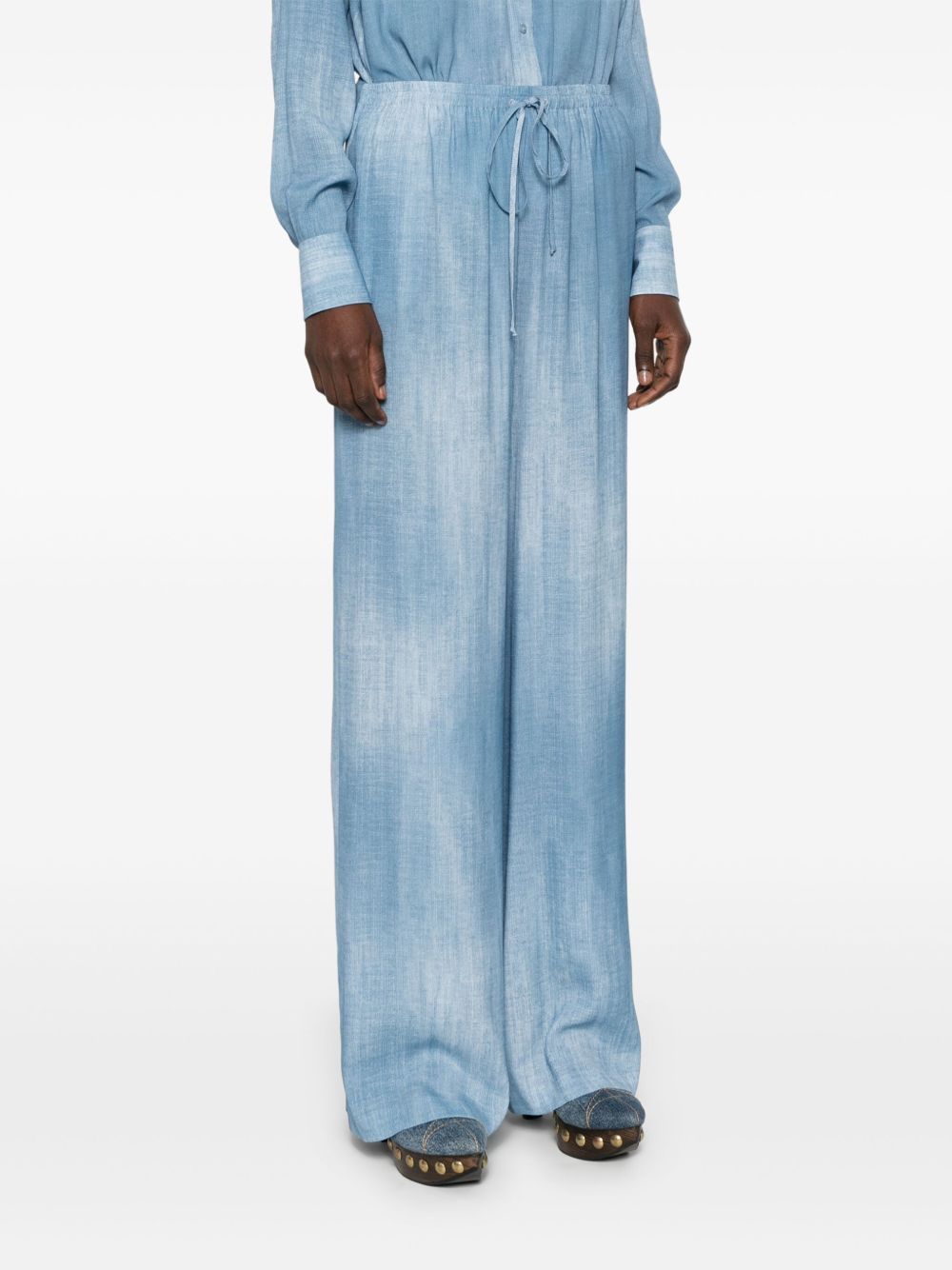 Ermanno Scervino Trousers Clear Blue