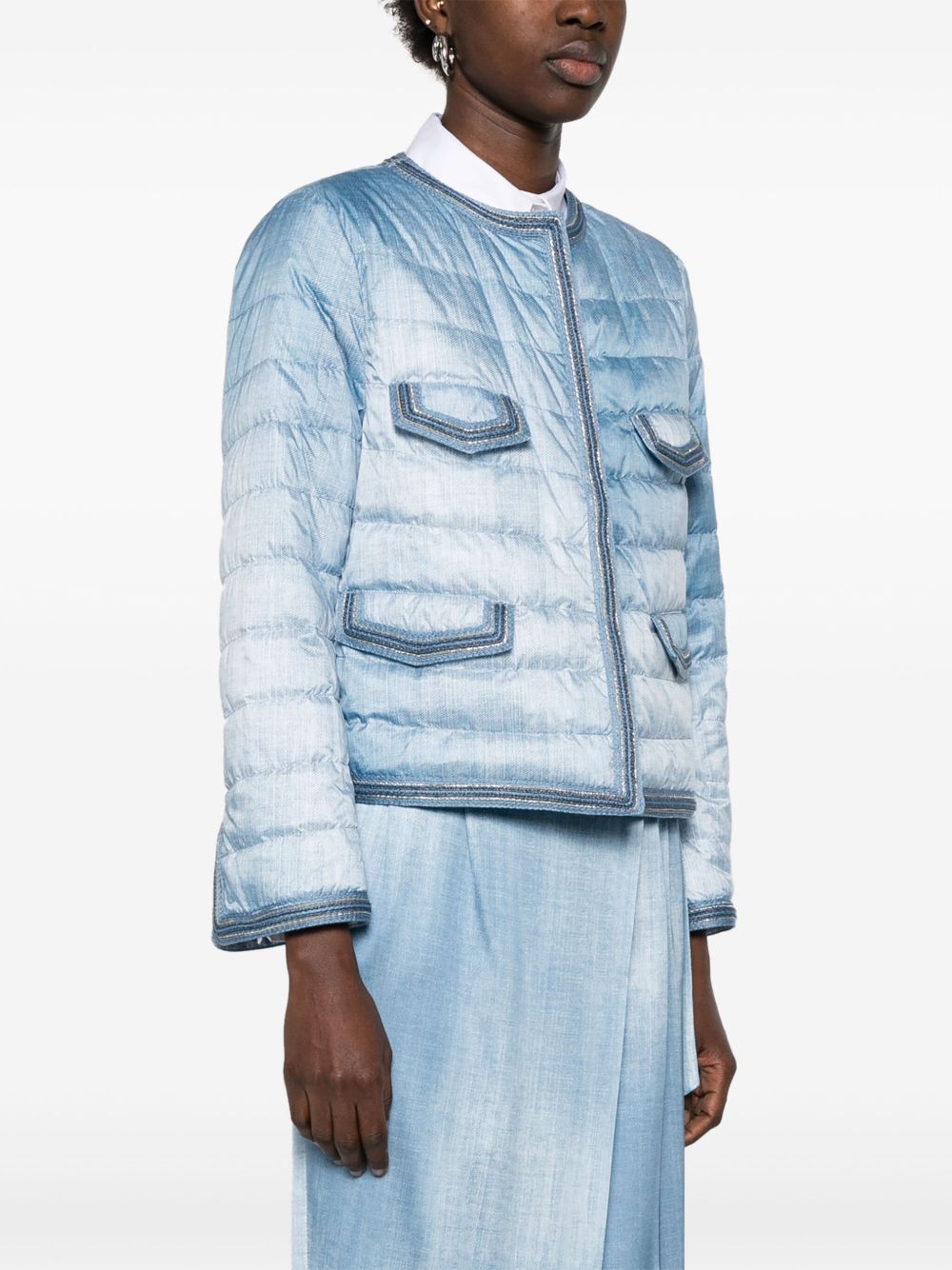 Ermanno Scervino Coats Clear Blue