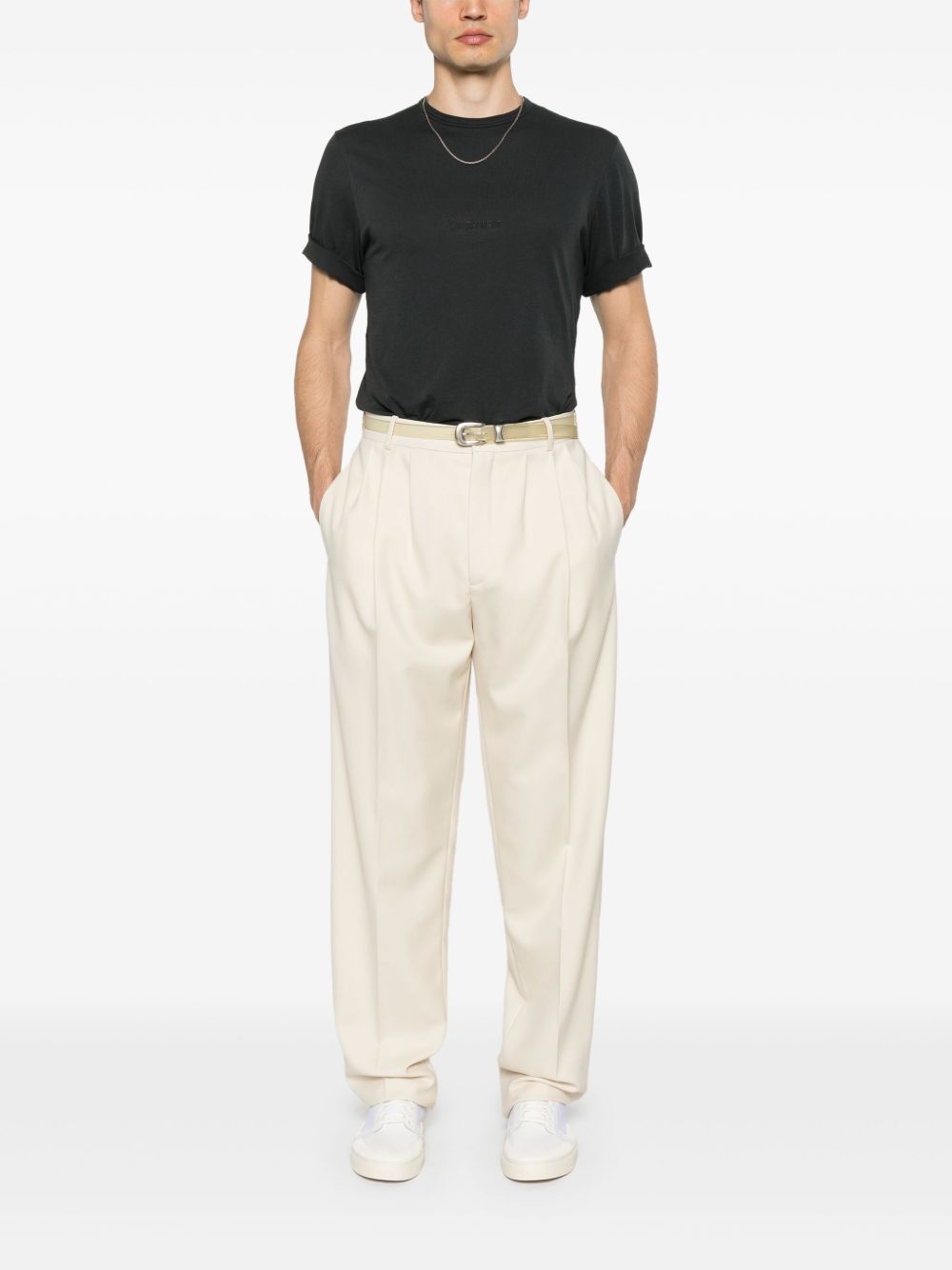 Saint Laurent T-shirts and Polos Black