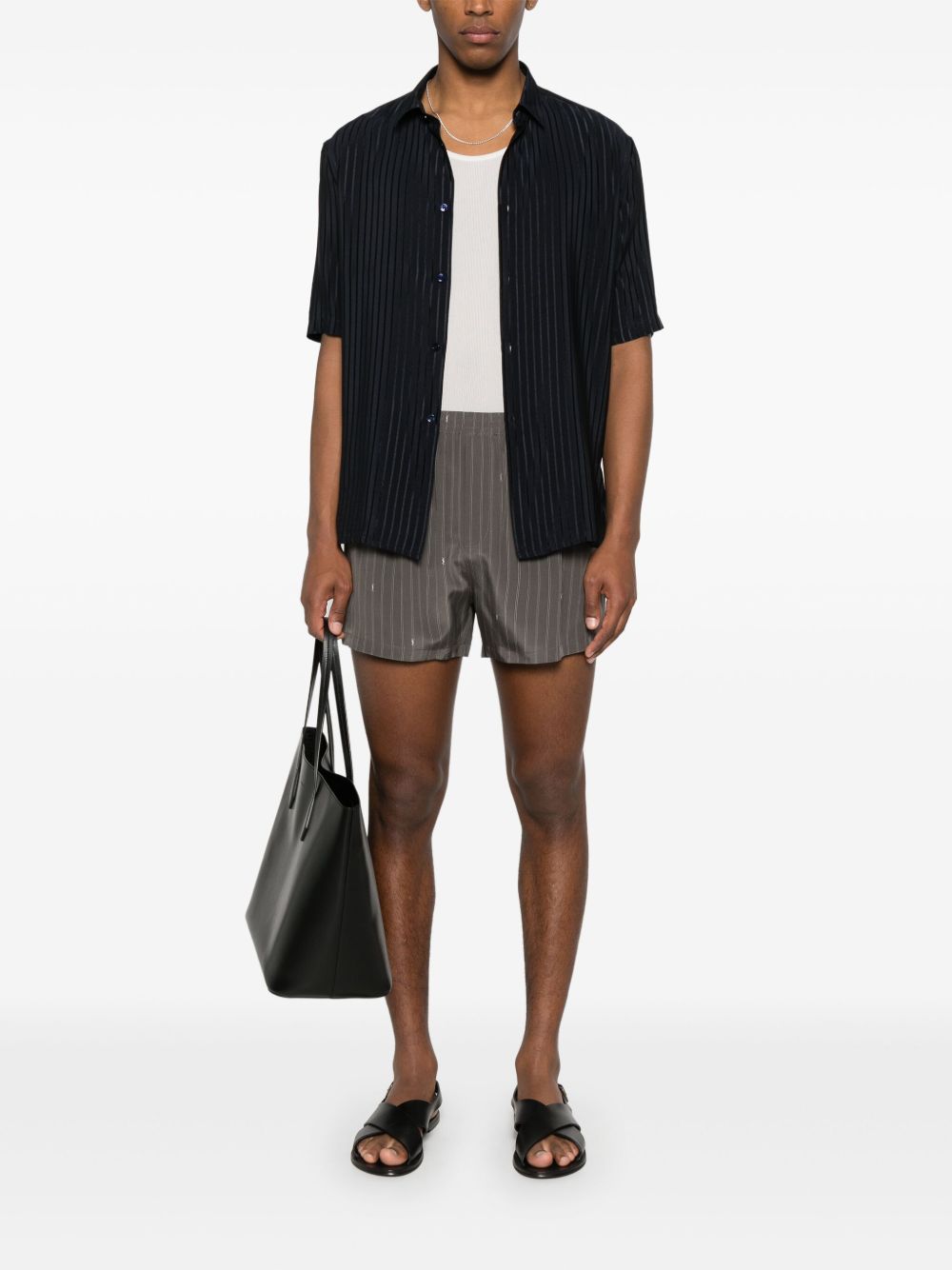 Saint Laurent Shorts Grey