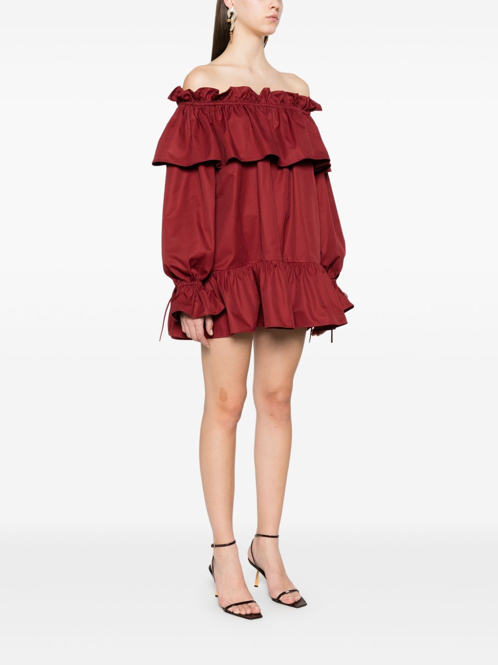Рокли Saint Laurent червени