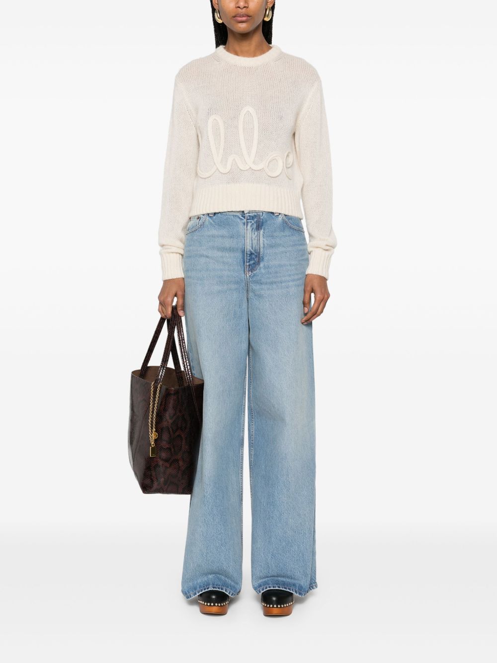 Дънки Chloè Clear Blue