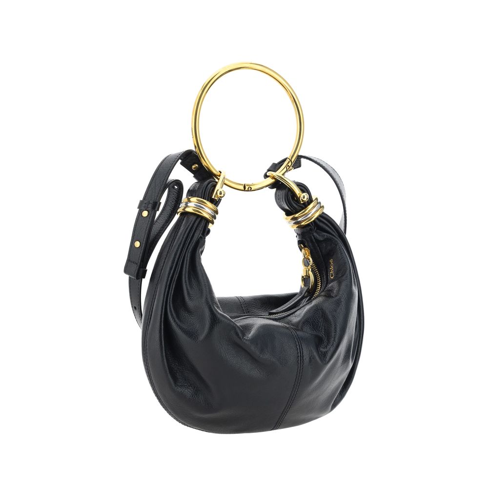 Чанта Chloé Bos Taurus от черна телешка кожа