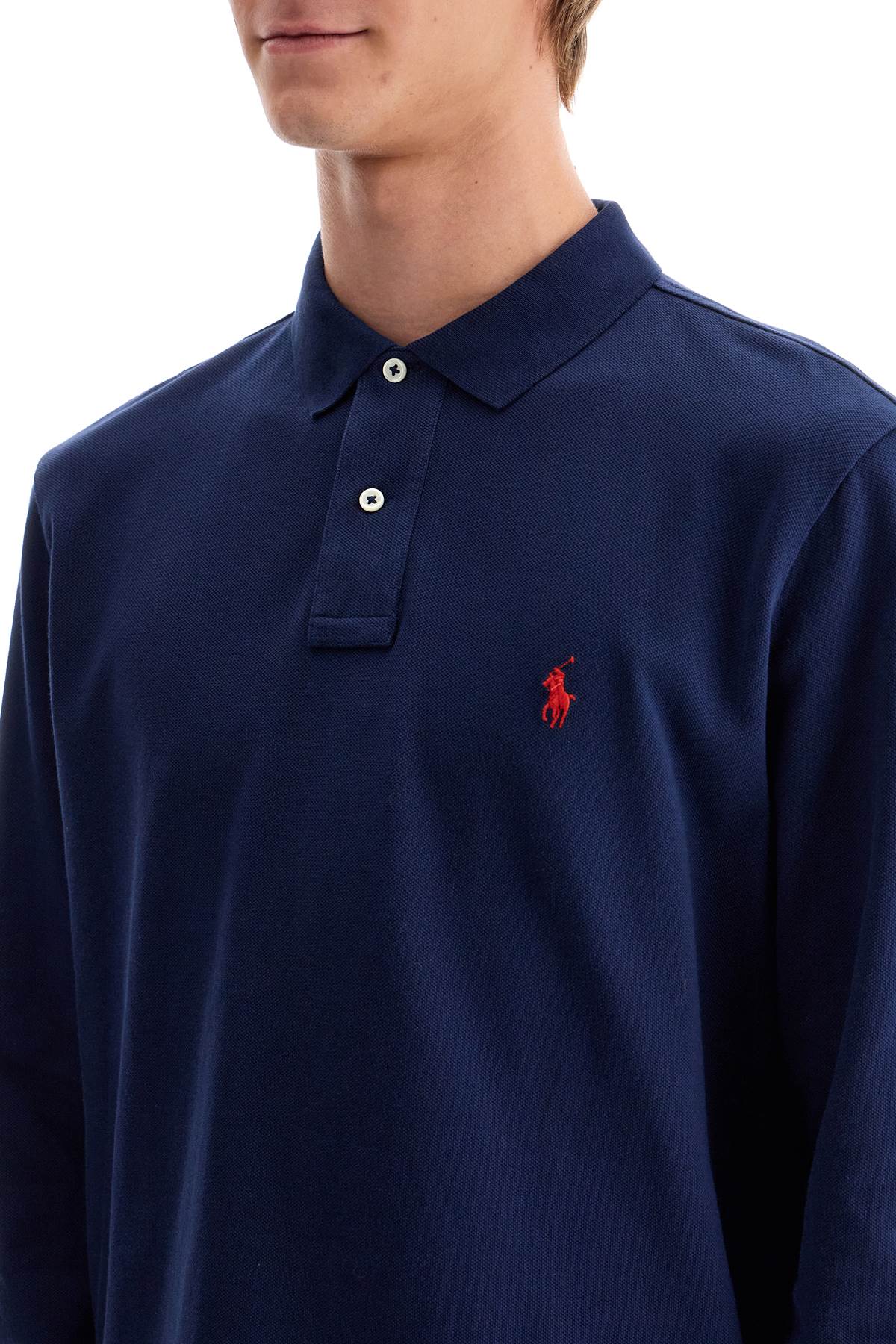 Поло риза с дълъг ръкав Polo Ralph Lauren
