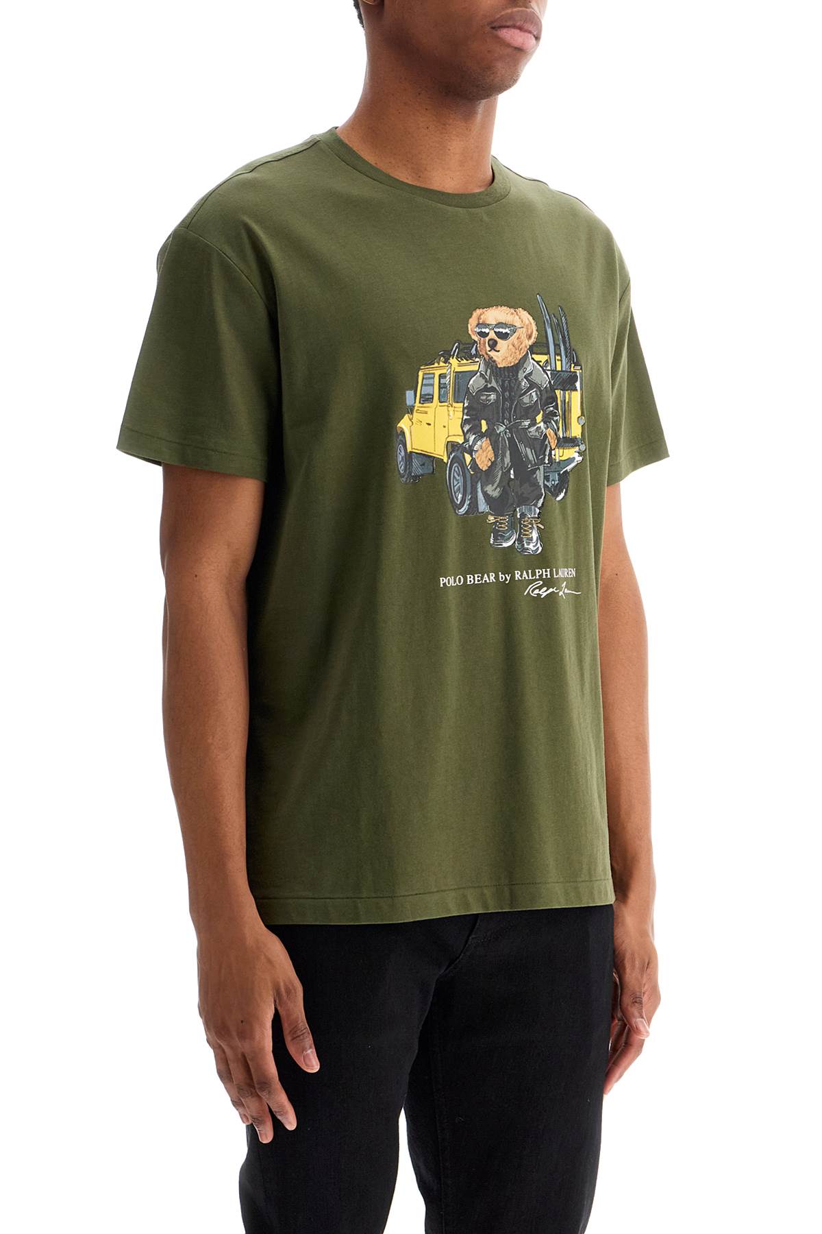 Тениска Polo Ralph Lauren с класическа кройка и мече