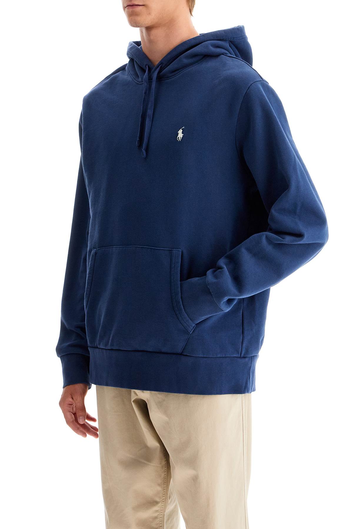 Памучен суичър с качулка и примка за гръб Polo Ralph Lauren