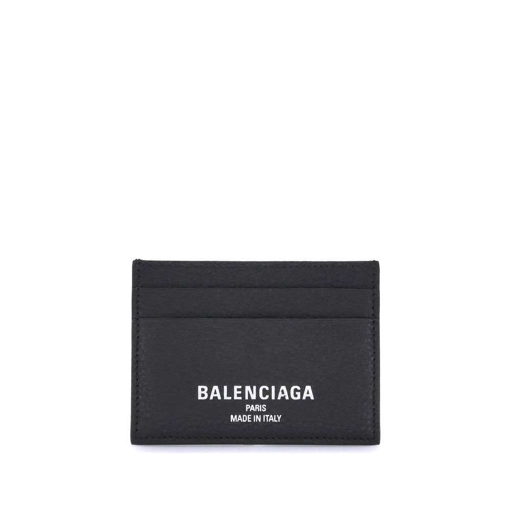 Черен портмоне Bos Taurus от телешка кожа на Balenciaga