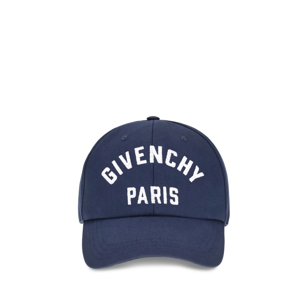 Синя бейсболка от Givenchy, изработена от памук.
