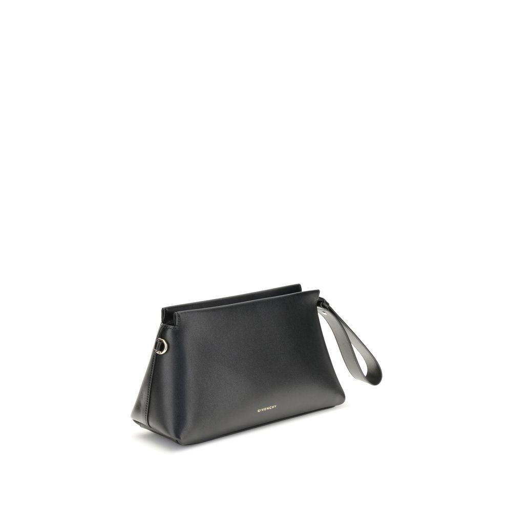 Чанта Givenchy от телешка кожа в черно, модел Bos Taurus Clutch
