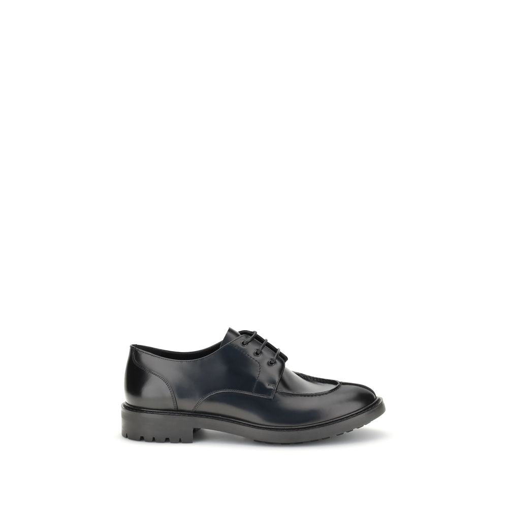 Чорни боти и дерби от телешка кожа, модел Bos Taurus, Saint Laurent
