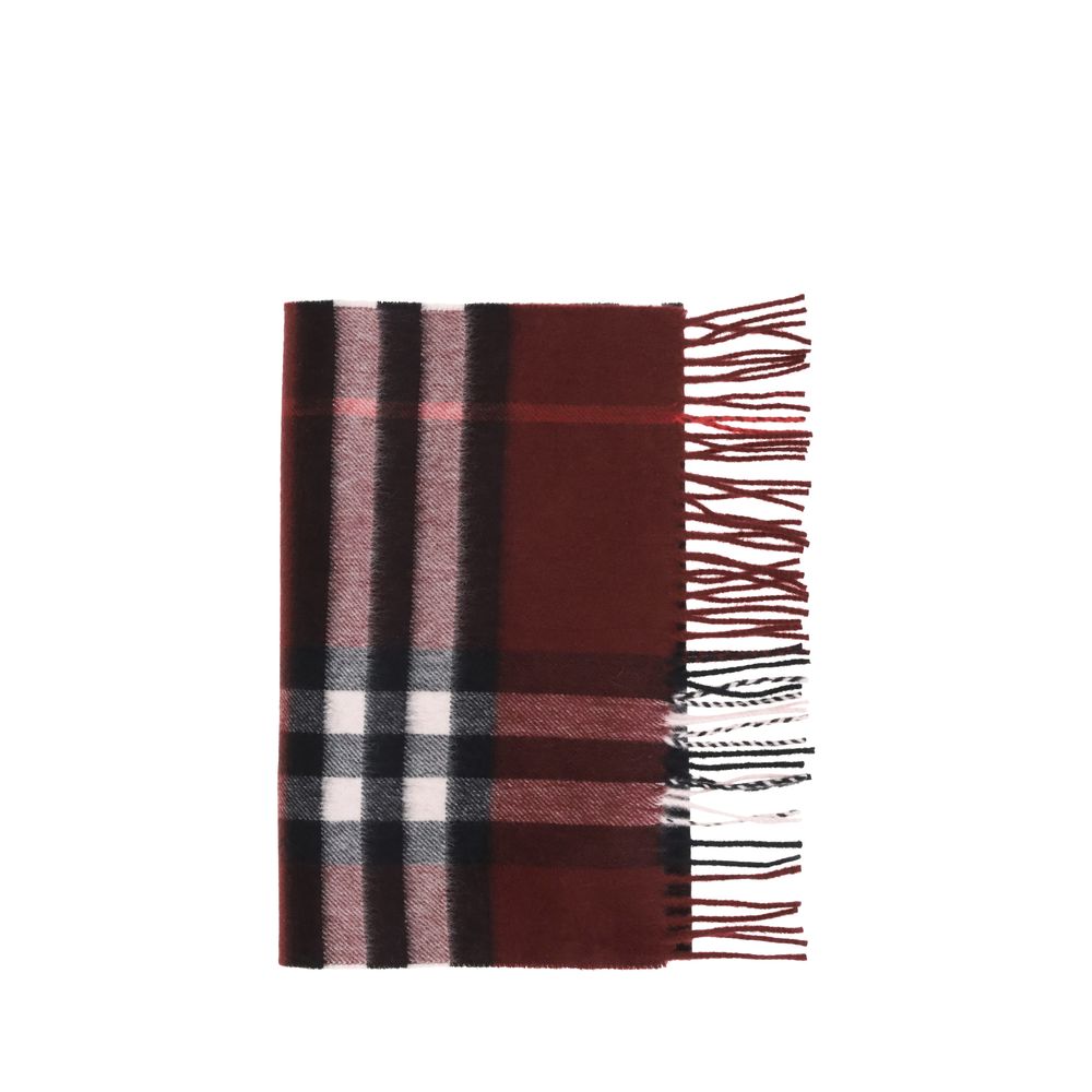 Кадифена шапка Burberry в червено