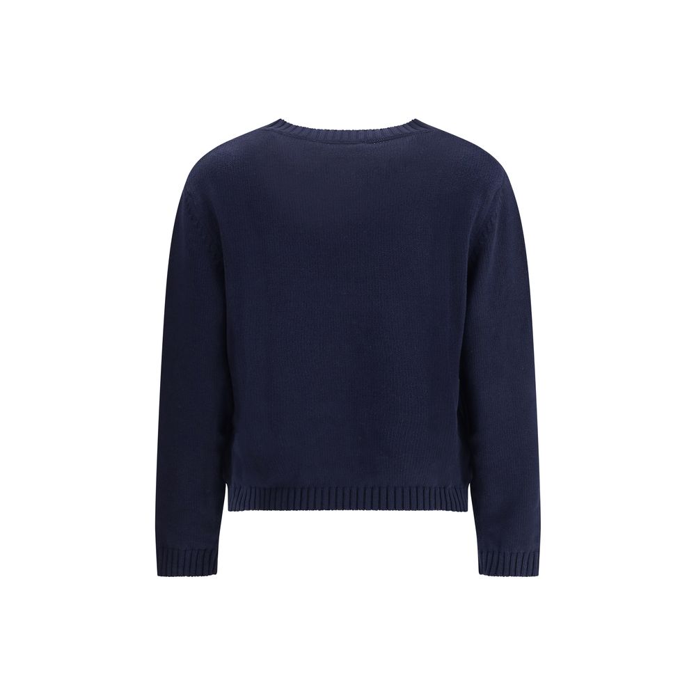 Max Mara Blue Cotton Sweatshirt