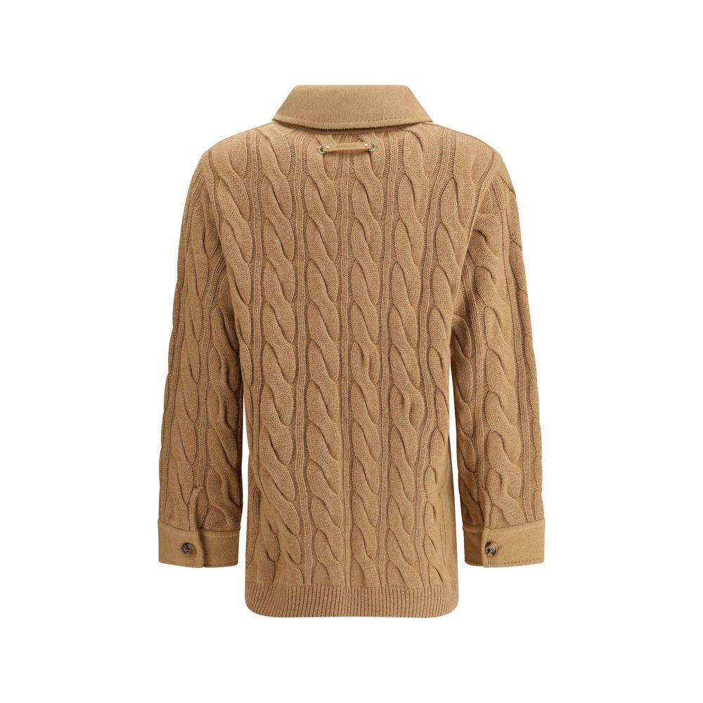 Max Mara Beige Wool Coat