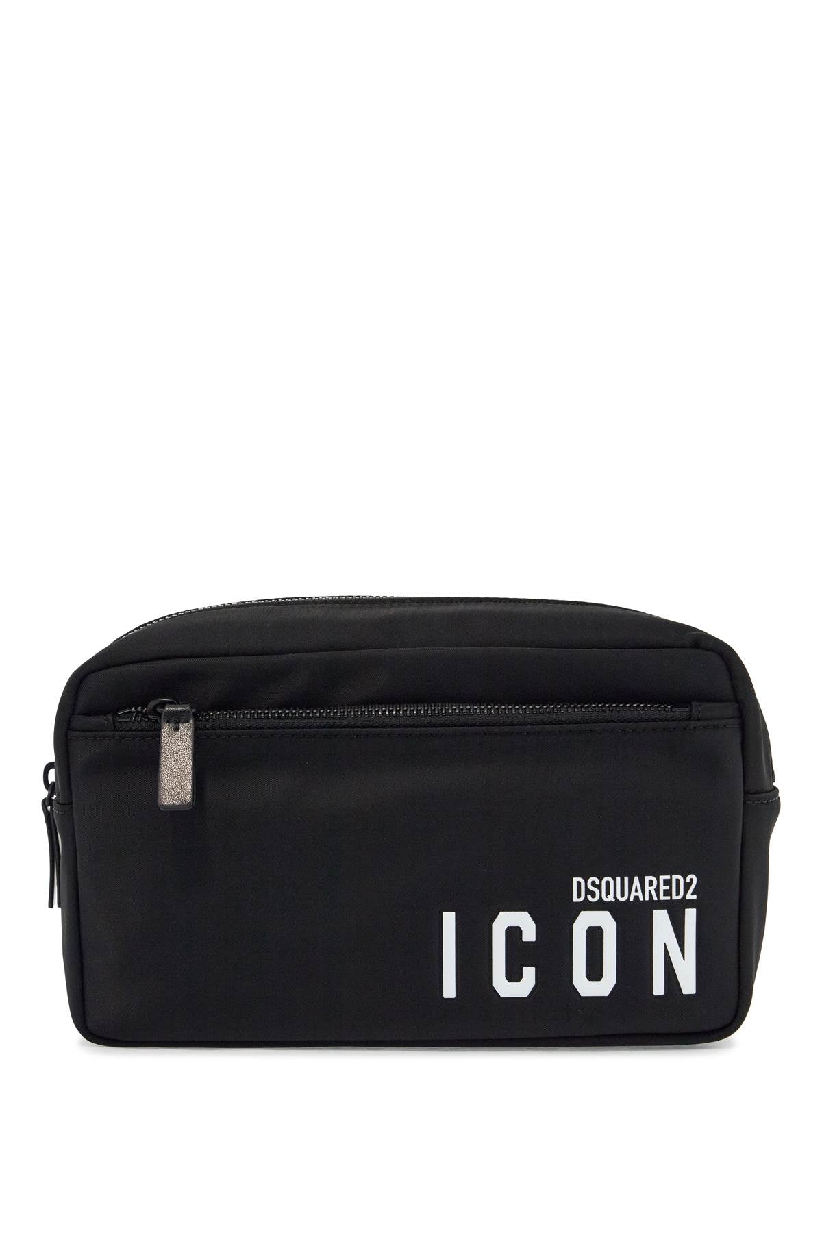 Dsquared2 правоъгълен калъф за красота с икона в черно
