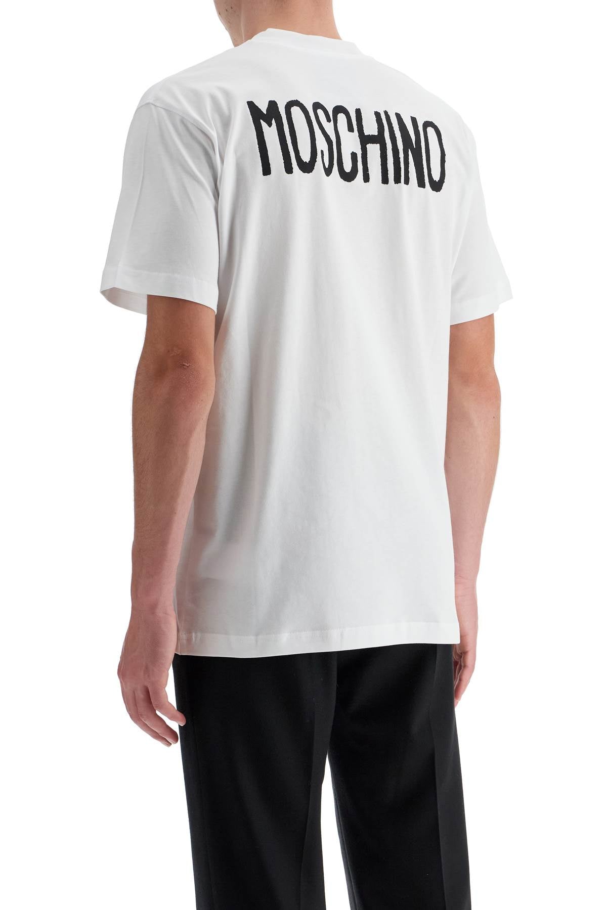 Тениска Moschino с принт на надпис