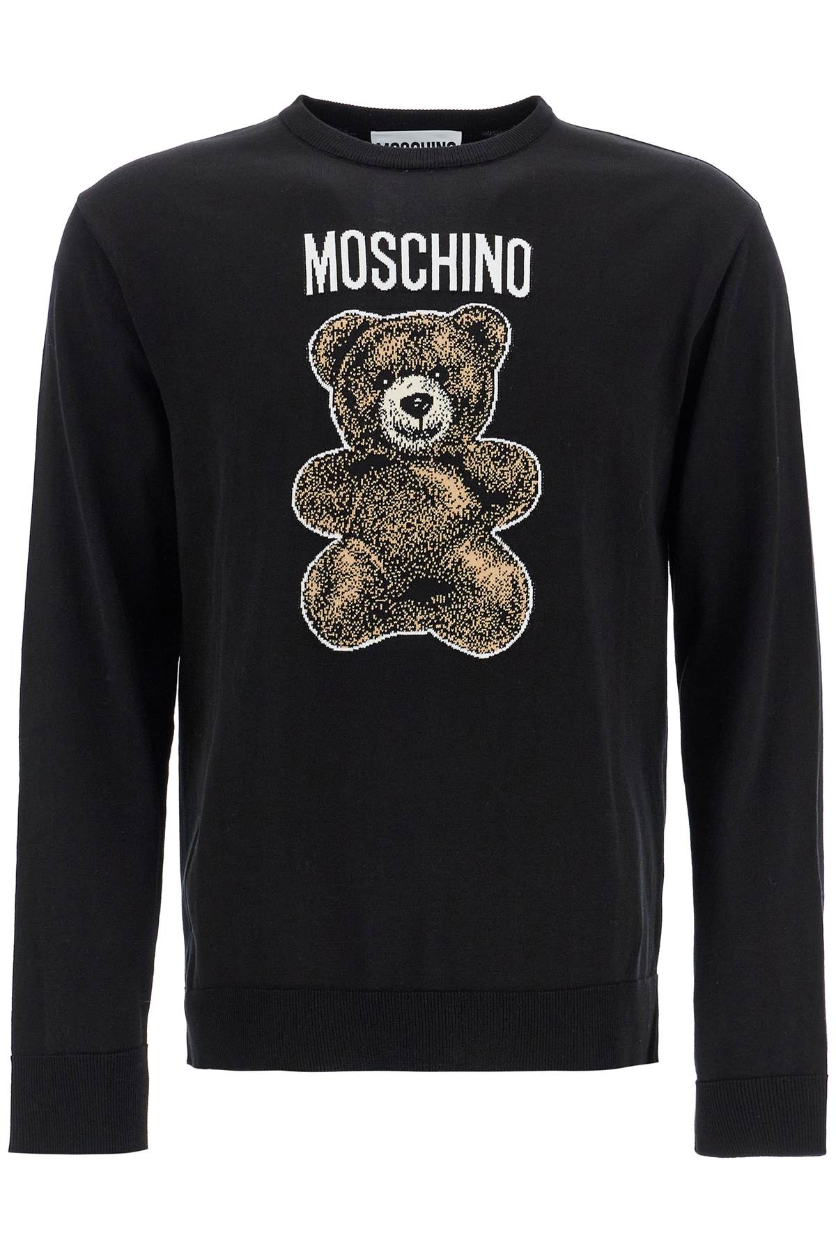 памучна тениска с плюшено мече Moschino