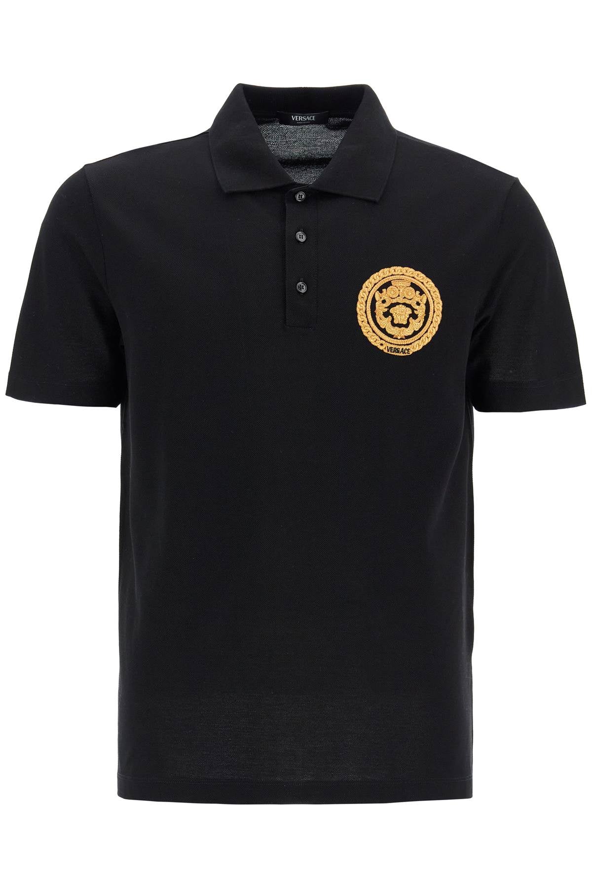 Поло риза с верижка Versace