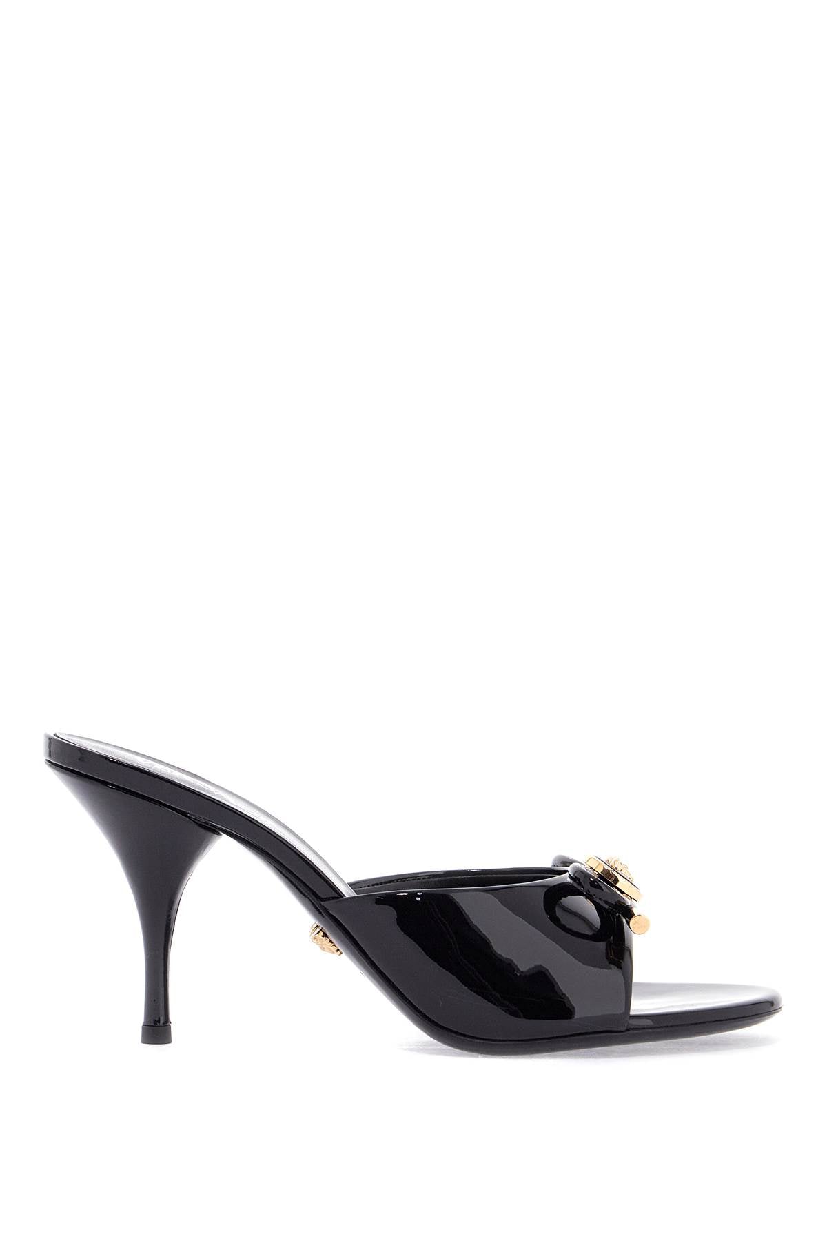 кожени лачени обувки Versace 'opera bow