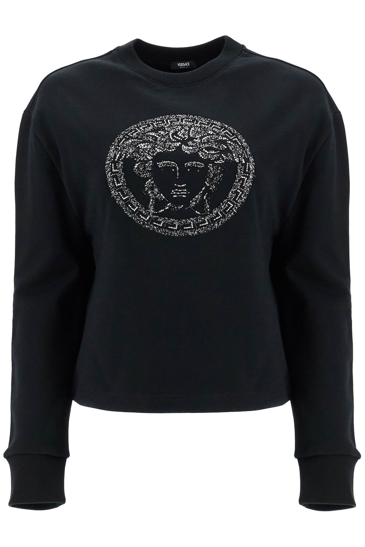Суитшърт Versace с широки ръкави и среден размер