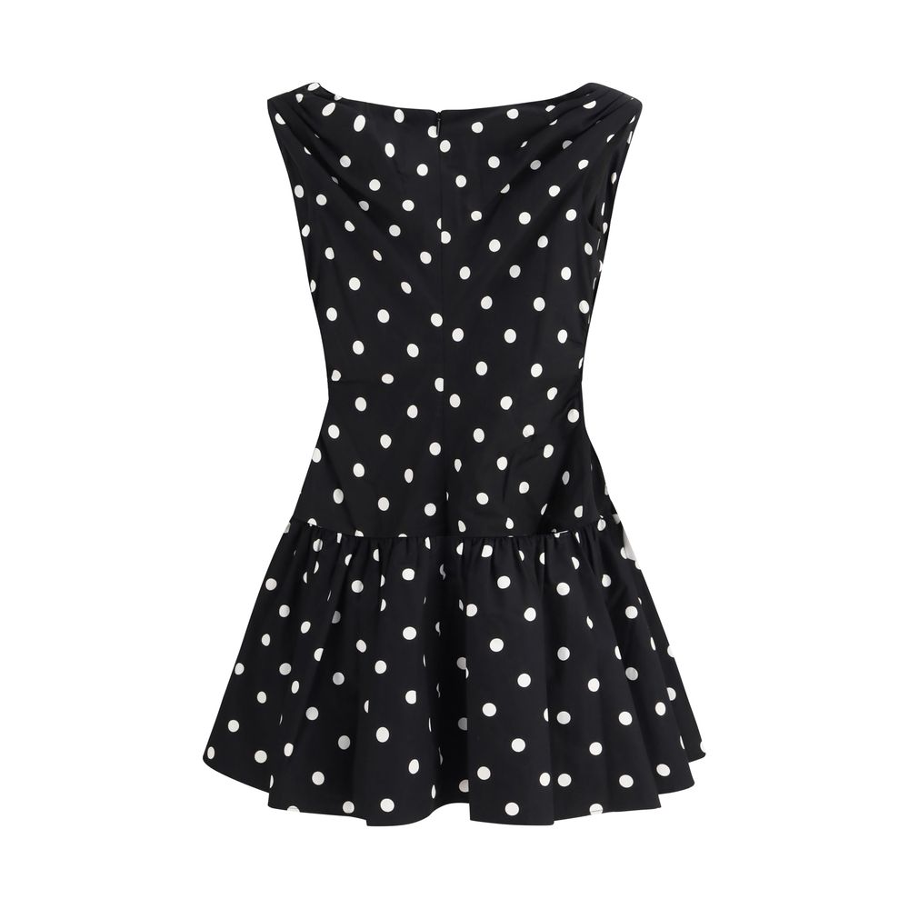 Ежедневна памучна рокля с многоцветен автопортрет