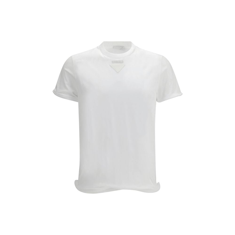Prada White Cotton T-Shirt