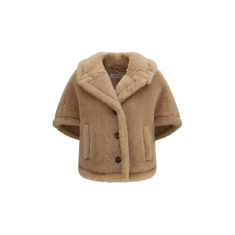 Max Mara Beige Alpaca Vicugna Pacos Coat