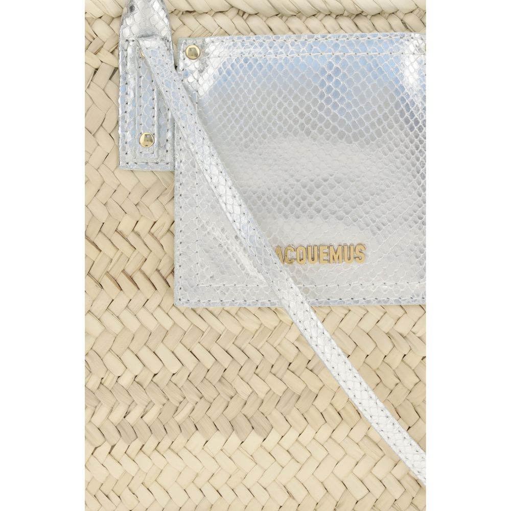 Jacquemus Beige Raffia Handbag