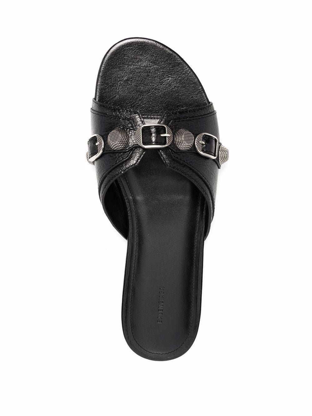 Кожени сандали Balenciaga Cagole