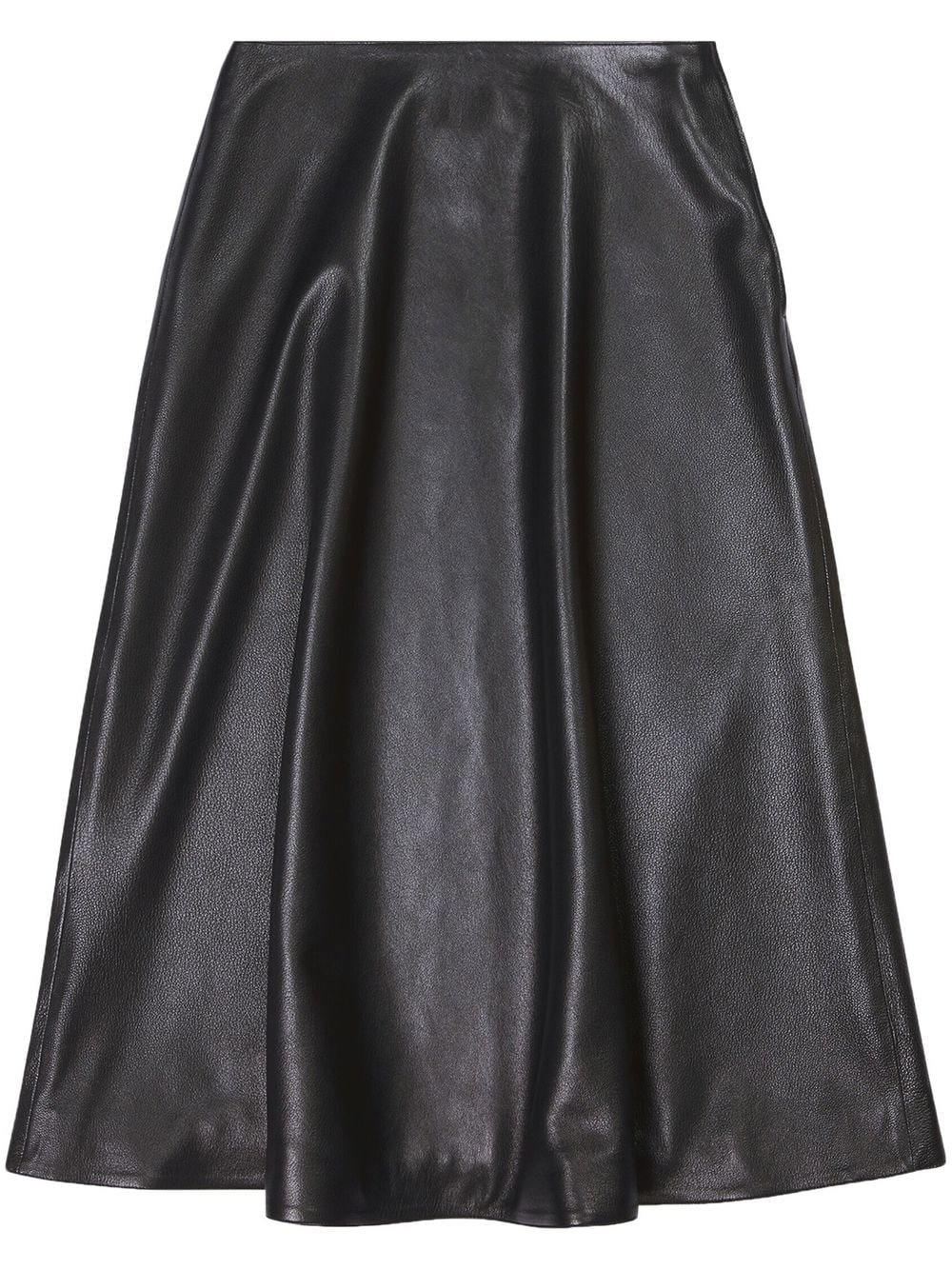 Кожена миди пола Balenciaga